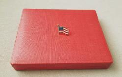 AMERİKAN BAYRAK ROZETİ  - MADALYA C3178