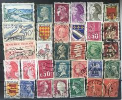 KARIŞIK POSTADAN GEÇMİŞ FRANSA PULU DAMGALI p425