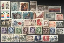 KARIŞIK POSTADAN GEÇMİŞ KANADA PULU DAMGALI p426