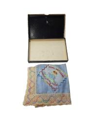 1. DÜNYA SAVAŞI - ÇANAKKALE SAVAŞI: KUTUSUNDA İNGİLİZ İPEK MENDİL