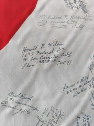 2. Dünya Savaşı Pasifik Cephesi Peleliu Muharrebesi İpek Japon Bayrak