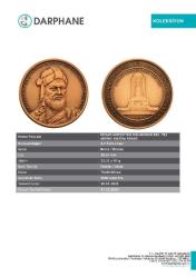 2021 Nizami Gencevi’nin Doğumunun 880. Yılı (Bronz) ''SERTİFİKALIDIR''