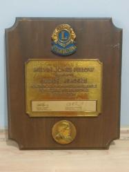 Lions International Plaket