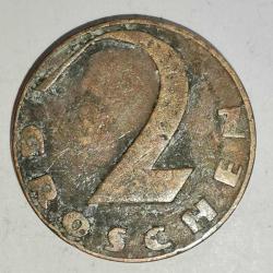 AVUSTURYA  1925   2  GROSCHEN