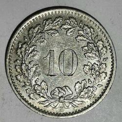 İSVİÇRE  1965   10  RAPPEN