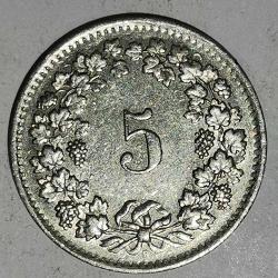 İSVİÇRE  1963    5  RAPPEN