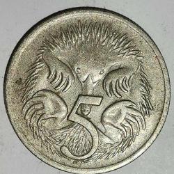 AVUSTRALYA  1970  5 CENT