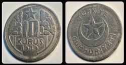 1939 10 KURUŞ (TCM3910) KM#863