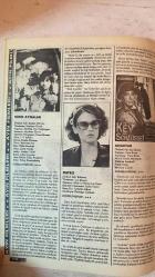 YENİ DÜNYA, VİDEO & MAGAZİN AYLIK VİDEO, SİNEMA, MAGAZİN DERGİSİ - TEMMUZ-AĞUSTOS 1985 - NAZAN SAATÇİ - CÜNEYT ARKIN - KARTAL BEY - HÜLYA AVŞAR - İBRAHİM TATLISES - MEHMET AYDIN - HÜLYA IŞIL - YADİGAR EJDER - SEVGİ SAYUNER - HİDAYET PELİT - KAZIM KARABEKİR - ÜMİT EFEKAN - MERAL ORHONŞAY - FARUK TANAZ - ERHAN CANAN - AYŞE TUNALI - BÜLENT BİLGİÇ - YILDIRIM GENÇER - BURT REYNOLDS - CLINT EASTWOOD  MELEK - NEŞELİ TATİL - PARA BABASI - KRALİÇE SHEENA - BLANCHE VE MARIE - BELA KAYNANA - MAVİ MAVİ - SUSKUN DUVARLAR - YUNUS GİBİ - ASSOLİST - HER DEVRİN KADINI - TERMİNATÖR - BEVERLY HILLS POLİSİ - CITY HEAT - KARTAL BEY - TAM TAKIM EKSİKSİZ 34 SAYFA