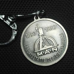 Rudolf Diesel Madalyon / Anahtarlık