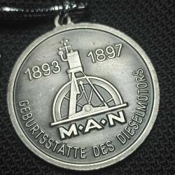 Rudolf Diesel Madalyon / Anahtarlık