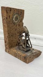 MASA SÜSÜ PLAKET PETROL POMPASI BRONZ