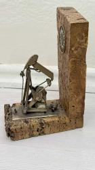 MASA SÜSÜ PLAKET PETROL POMPASI BRONZ