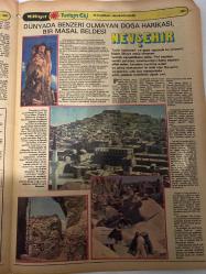 MİLLİYET GAZETESİ TURİZM EKİ (TURKISH NEWSPAPER) - 16 HAZİRAN 1981 -Mevlâna-Mehmet Bey-Nasrettin Hoca-Milliyet Turizm Eki-İç Anadolu Bölgesi 2-Konya-Eşsiz Bir Tarihi Turizm Merkezi Konya-Türkçe Devlet Dili Olarak İlk Kez Konya’nın Karaman İlçesinde Kullanıldı-Gez Dünyayı Gör Konya’yı-Konya’nın Önemli Günleri-Nasrettin Hoca-Türk Mizahının Büyük Ustası Tebessüm Beldesinin Sultanı Nevşehir-Dünyada Benzeri Olmayan Doğa Harikası Bir Masal Beldesi Nevşehir-Eskişehir-İç Turizm Yönünden Önemi Giderek Artan Bir İlimiz Eskişehir-Verimli Bir Döviz Kaynağı Lületaşı-Anadolu’nun Demiryolu ve Karayolu Kavşağında Bulunan «Pesinüs» ve «Midas» Tarihi Şehirlere Sahip Eskişehir