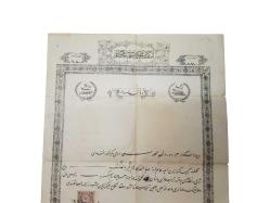 OSMANLICA EVLİLİK İZİNNAMESİ