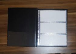 3 gözlü kağıt para albüm yirmi sayfa 120 adet para alır