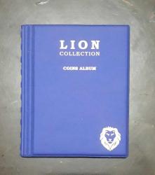 120 li madani para albüm küçük paralar için 120 adet madeni para alıyor bordo  renk