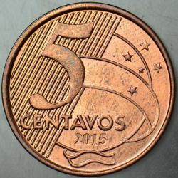 BREZİLYA 5 CENTAVOS 2015 ÇİLALTI.