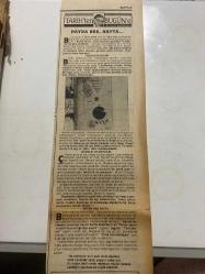 TERCÜMAN GAZETESİ KUPÜRÜ 32 x 11 cm ebatında Tek Yaprak 1980-1990’LAR - TARİHTEN BUGÜNE İLHAN BARDAKÇI KÖŞE YAZISI -İlhan Bardakçı - Nâsır Paşa - Süleymaniye - Halet Efendi - Vahit Bey - Martella - Suter - Ağca - İpekçi - Abdi İpekçi - Hasan Nehir - Ağuçan - Ubuzer Uğurlu - HAYDA BRE, HAYTA… - SUSUZLUK BUDUR - BÖYLELİKLE BİR ÇİRKİNLİK - HAYDA BRE HAYTA - Siyasi partilerde bölünme - SAĞDAKİ BÖLÜNME - SOLDADAKİ BÖLÜNME - “Ağca, İpekçi’yi öldürmem için, Çelenk bana para teklif etti”