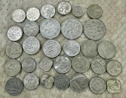 Eski Dönem 50 Adet yabancı madeni paralar