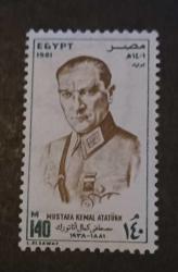 1981 MISIR ATATÜRK ÜN DOĞUMUNUN 100.YILI MNH