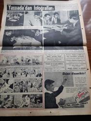 Hürriyet Gazetesi - Turkish Newspaper - 11 Ekim 1960 - halkı silahlandırmak cezası 20 yıl hapis - Sabık iktidarın Büyük Millet Meclisi Başkanı Refik Koraltan'ın Yassıada'da odasında çekilen fotoğraf - Celal Bayar Adnan Menderes Refik koraltan'ın  6 yılda sürülmesi talep ediliyor - Yassıada'da ilk celseyi Reşide Bayar ve diğer 40 sanık ailesi takip edecek - spor sarayı'nda yapılan öğretmenler toplantısında milli birlik komitesinden Muzaffer Özdağ konuşuyor fotoğraf - Çakıt 1 kuyusundan çok Petrol fışkırıyor - Yassıada duruşmaları ile ilgili olarak dolmabahçe'de yapılan bütün hazırlıklar tamamlanmıştır fotoğraf - milli birlik komitesi düşüklerin suçu ile ilgili kitap yayınladı - milli lige bu hafta 12 maçla devam ediliyor - Fenerbahçe kulübünün tertip etti Balkan şehirleri arasındaki futbol turnuvasının programı açıklandı - Enfarktüs vakaları güneşteki lekeler yüzünden çoğalıyor - Brigitte Bardot fotoğraf yanına Vadim'i çağırdı fotoğraf - Yassıada'dan fotoğraflar Yeşilhisar hadiseleri