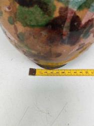 Antika Çok Yaşlı Sırlı Kınık Toprak Küp