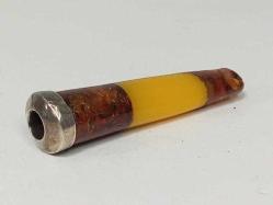 Antika Gümüş Detaylı Osmanlı Dönem Ürünü Ağızlık