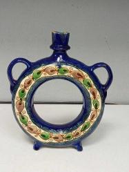 Antika Korond Üretimi El Yapımı El Boyama Sırlı Seramik Karaf