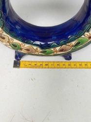 Antika Korond Üretimi El Yapımı El Boyama Sırlı Seramik Karaf