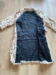 Vintage Tavşan Kürk Palto