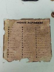 Antika Okul Mors Alfabesi Deney Laboratuvar Aleti