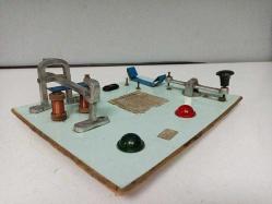 Antika Okul Mors Alfabesi Deney Laboratuvar Aleti