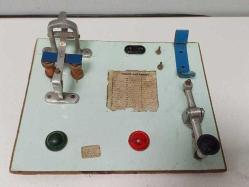 Antika Okul Mors Alfabesi Deney Laboratuvar Aleti