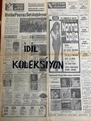 HAFTA SONU GAZETESİ DOĞUM GÜNÜ GAZETESİ (TURKİSH NEWSPAPER) - 31 TEMMUZ 1969 - Yıl:3 Sayı:132 -Yeni Çıkan Plaklar listesi -Cüneyt Arkın–Cevat Sedef–Aret Gülmez–Kemal Çitçi–M. Uludağ–Kamil Sukun–Nese Giray–H. Değirmenci–Nur Kılıç–Berna Pak–Jale–Maksut–Sevim Tanürek–Mehmet Taner–Nalan–Sezen Cumhur–Nilüfer Aydan–Cahide Sonku–Bedri Ayşeli–Osman Tüzen–Güneri Tecer–Sevim Deran–Selma Güner–Ergan Efekan–İbrahim Topaloğlu–Sami Hazinses–Ayşe–Nalan–Ustin Poyraz–Mehmet Göktan–Mehmet Ağaçdelen–Badge–Sandie Shaw–Mireille Mathieu–Necdet Yaşar–Gülşen Ateşöz–Kemal Güner–Necati–Kâmuran Akkor–Niyazi Sayın–Ayten Avcılar–Zeki Müren–Ewa Aulin–Kim Novak–Catherine Deneuve–Jean Belmondo–Mete Han film oyuncuları–Nebahat Çehre–Serpil Gül–Aydın Tansel–Azmi Nihad–Güler Akalın  Philips Plak–Sevtap Plak–Sürmeli Plak–Melodi Plak Grubu–Akif Plak–Oya Plak–Harika Plak–Dalbay Plak–Tünç Plak–Bütün Plakçılarda–Akif Plak Sevgi Sun–Oya Plak Huri Sapan–Melodi Plak Arthur Conley–Melodi Plak Grease Milt–Melodi Plak San Francisc