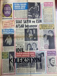 HAFTA SONU GAZETESİ DOĞUM GÜNÜ GAZETESİ (TURKİSH NEWSPAPER) - 4 EYLÜL 1969 - Yıl:3 Sayı:137 -Yeni Çıkan Plaklar listesi -Uğur Güçlü-Melek Koçyiğit-Cevat Sedef-Meriç Başaran-Öztürk Serengil – Suat Sayın – Esin Afşar – Müzeyyen Senar – Jale Öz – Nezihe Koçak – Nezahat Bayram – Neşe Can – Muzaffer Özpınar – Saadet Sun – Bora Önlü – Bora Kestanecioğlu – Serpil Örümcer – Mediha Demirkıran – Özcan Tekgül – Cem Karaca – Selda Alkor – Sevim Çağlayan – Ayhan Kaygısız – Nilüfer Koçyiğit – Orhan Şener – Frank Sinatra – Sharon Tate – Ursula Andress – Anna Karina – Richard Harris – Liz Taylor – Faith Baldwin – Kerem Güney – Plak Kulübü reklamı – Artist Fotoğrafları reklamı – Sütlü Arı Mama reklamı – Şiir Antolojisine Davet ilanı – Mektupla Güzelleşme Enstitüsü reklamı – Reklam: Plak Kulübü P.K. 58 Bakırköy – Reklam: Artistlik Dersleri Posta Kutusu 407 Beyoğlu – Reklam: Tapıyorum Sana Ben 45’lik plak ilanı