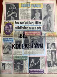 HAFTA SONU GAZETESİ DOĞUM GÜNÜ GAZETESİ (TURKİSH NEWSPAPER) - 25 EYLÜL 1969 - Yıl:3 Sayı:140 -Yeni Çıkan Plaklar listesi -Sevda Ayzun-Şantöz Zülha-Pervin Par-Serpil Örümcer-Selda Alkor-Nilüfer Koçyiğit-Mehpeyker Sırmalı-Akçor Karacaoğlu-Asıgüe Günt-Kazım Güner-Güzide Kasacı-Rüçhan Çamay-Ayla-Hülya Darcan-Tamer Yiğit-Selçuk Ural-Süheyl Uygur-Behiye Aksoy-Japon Müzikçi-Aylin Karakaş-Suzan Avcı-Turgut Demirağ-Zeynep Işık-Murat Soydan-Ahmet Gazi Ayhan-Sayra Orkan-Bee Gees-Rita Pavone-Tom Jones-Arthur Asher-Yurdaber Doğulu-Mesut Aytunca-Hilmi Coşkun-Şükran Ay-Adnan Şenes-Güneri Tezer-Ertan Anapa-Nur Yüksel-Rock Hudson-Feriha Tunceli-Stanley Baker-Ken Clark-Sema Özcan-Nesrin Sipahi-Cüneyt Kosal-Sadi Hoşses-Fikret Şenes-Ayşe Sayan-Perihan Sözeri-Neyzen Akagündüz-Ferdi Özbilen-Fatih Baldwin-Peri Han-Efgan Efekan-Bahadır Şah-Hilton Karabulut-Uzman Kerim Cana-Kemal Cinay Kosal-Münevver Eroğlu-Coşkun Plak ve Film reklamı-Hilmi Coşkun plak ilanı-Şükran Ay plak ilanı-Ali Avaz mizahi plakları-Arya P