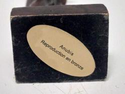 Antika Antik Mısır Anubis Fransız Bronz Heykel
