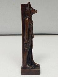 Antika Antik Mısır Anubis Fransız Bronz Heykel