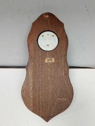 Antika Fransız Ahşap El Oyması Barometre