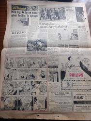 Hürriyet Gazetesi - Turkish Newspaper - 27 Aralık 1960 - Tevkif olunanlar 65'i buldu - bunlardan birçoğunun Demokrat Partili ve geri zihniyetli kimseler olduğu bildiriliyor - 147'lerin dönmesi tahakkuk ediyor - bazı idari sebeplerle emekliye çıkarılanlar işe alınıyor - Cemal Gürsel Behçet Kemal Çağlar'ı da üye seçti - İskenderun'da Atatürk heykeline saldırı olayının faili nihayet belli oldu - Çanakkale köylerinde resim yırtan Yüksel  Sekman isimli yedek öğretmen de Tevkif edildi - Cemalettin Köseoğlu yargıtay 2. Başkanı - Yassıada'da Altemur Kılıç tahliye edildi fotoğraf - milli birlik komitesi üyesi Ahmet Yıldız istifa etti - Türkiye'den Kıbrıs'a su borusu döşenecek - temizlenen haliçin yeniden doluşuna kayıkçılar memnun - İstanbul Ankara Radyosu Programı - İstanbul'da sinema tiyatro programı - kurt mucizesi filmi için sibirya'dan 20 cins kurt getirildi - Suni beyin yapıldı - seri ilanlar - Samim Gönenç Galatasaray'da kalıyor - Ordu takımı futbolcuları fotoğraf - Galatasaray Beşiktaş
