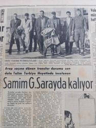 Hürriyet Gazetesi - Turkish Newspaper - 27 Aralık 1960 - Tevkif olunanlar 65'i buldu - bunlardan birçoğunun Demokrat Partili ve geri zihniyetli kimseler olduğu bildiriliyor - 147'lerin dönmesi tahakkuk ediyor - bazı idari sebeplerle emekliye çıkarılanlar işe alınıyor - Cemal Gürsel Behçet Kemal Çağlar'ı da üye seçti - İskenderun'da Atatürk heykeline saldırı olayının faili nihayet belli oldu - Çanakkale köylerinde resim yırtan Yüksel  Sekman isimli yedek öğretmen de Tevkif edildi - Cemalettin Köseoğlu yargıtay 2. Başkanı - Yassıada'da Altemur Kılıç tahliye edildi fotoğraf - milli birlik komitesi üyesi Ahmet Yıldız istifa etti - Türkiye'den Kıbrıs'a su borusu döşenecek - temizlenen haliçin yeniden doluşuna kayıkçılar memnun - İstanbul Ankara Radyosu Programı - İstanbul'da sinema tiyatro programı - kurt mucizesi filmi için sibirya'dan 20 cins kurt getirildi - Suni beyin yapıldı - seri ilanlar - Samim Gönenç Galatasaray'da kalıyor - Ordu takımı futbolcuları fotoğraf - Galatasaray Beşiktaş