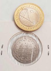 Sultan II. Abdülhamid Dönemi Gümüş 5 Kuruş.. ((Elgazi))