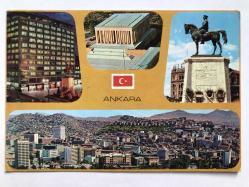 ANKARA KARTPOSTAL - ŞEHİRDEN MUHTELİF GÖRÜNÜŞLER - YAZILI - 7056
