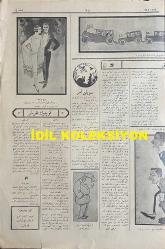 Osmanlıca Akbaba Mizah Dergisi-Gazetesi, Orijinal Dönem Basım, (Ottoman Magazine-Newspaper) - 11 Kasım (Teşrin-i Sani) 1926 - Sayı: 411 - Karikatürist Ramiz Gökçe'nin Venizelos'u Tasvir Eden Çalışması: Venizelos Yunanistan'da İşe Başlıyor! 