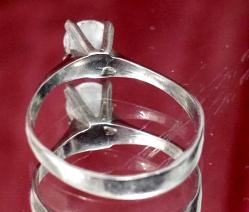 GÜMÜŞ ZİRKON TAŞLI YÜZÜK ÖLÇÜ 14