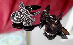 TUĞRALI GÜMÜŞ KOL DÜĞMELERİ