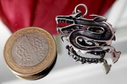 EJDERHA FORMUNDA GÜMÜŞ KOLYE UCU 7,39 GR