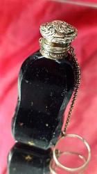 ANTİKA KOKU ŞİŞESİ GÜMÜŞ KAPAKLI