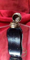 ANTİKA KOKU ŞİŞESİ GÜMÜŞ KAPAKLI